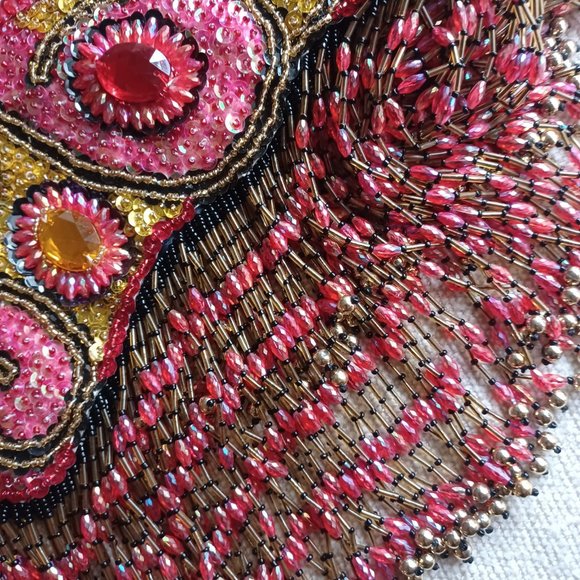 Exclusive Professional Custom-Made Bra and Belt Set for Belly Dance - Picture 8 of 9